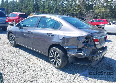 2015 Honda Civic Ex-L from USA, damaged, VIN 2HGFB2F94FH536199